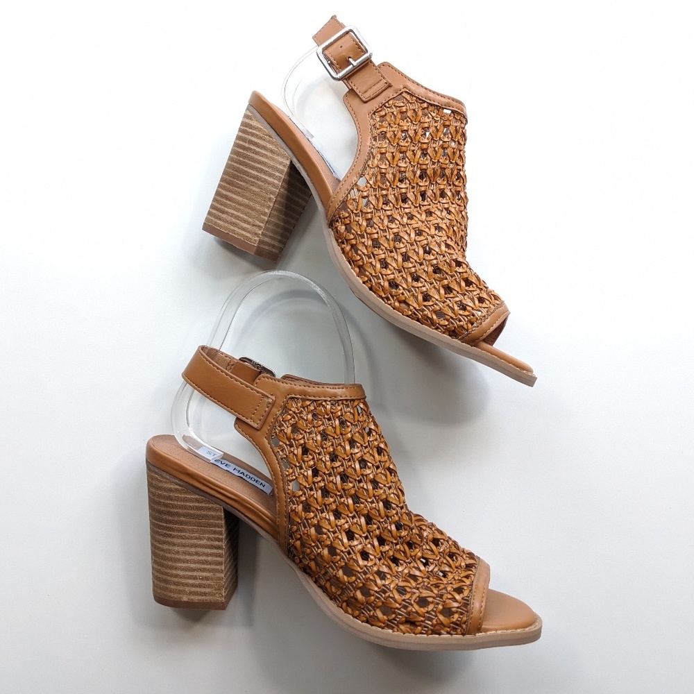NEW Steve Madden Women's Ranya Cognac - Picture 2 of 5